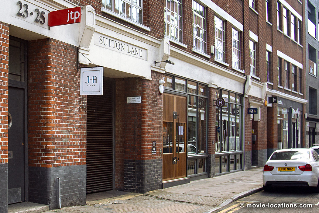 Love Actually film location: Great Sutton Street, Clerkenwell, London EC1