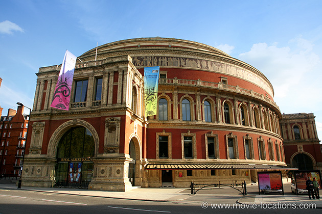 The Man Who Knew Too Much location: Royal Albert Hall, Kensington Gore, South Kensington, London<