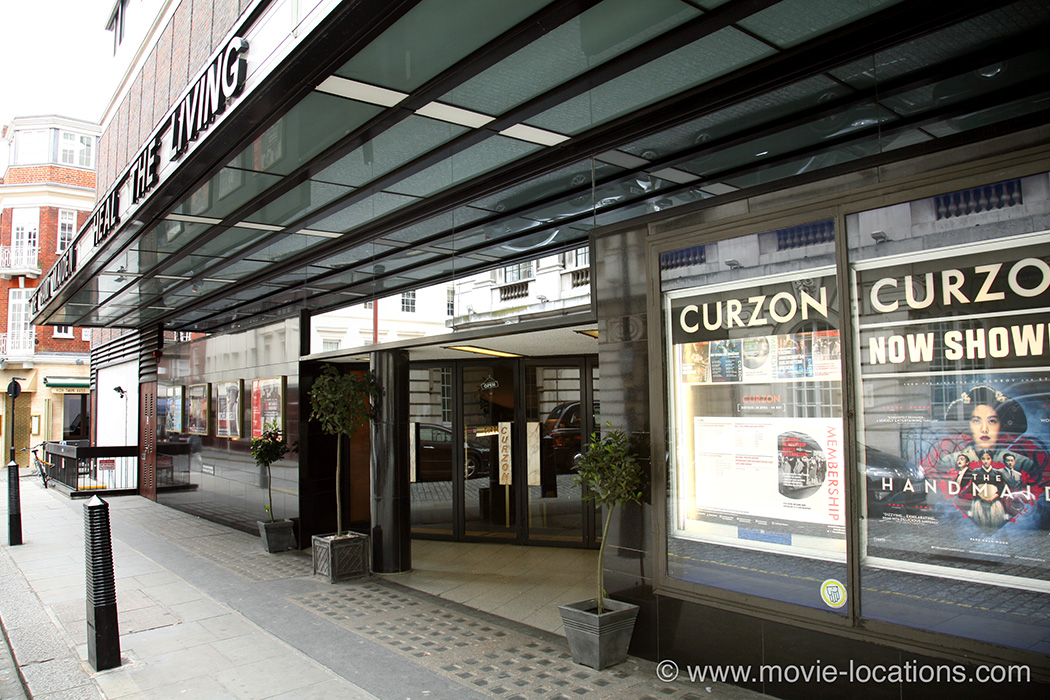 Match Point location: Curzon Mayfair Cinema, Curzon Street, Mayfair, London W1