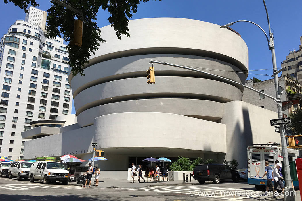 Manhattan location: Guggenheim Museum, 1071 Fifth Avenue, New York
