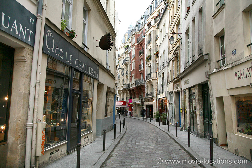 Midnight In Paris location: rue Galande, Paris