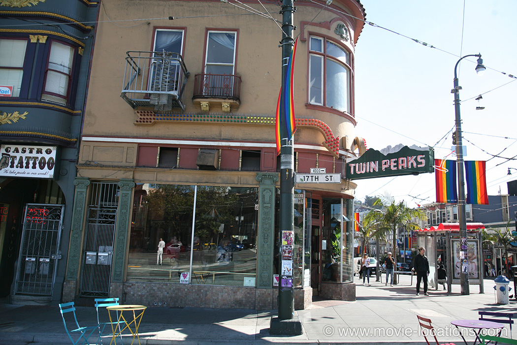 Milk filming location: Twin Peaks Tavern, Castro Street, San Francisco