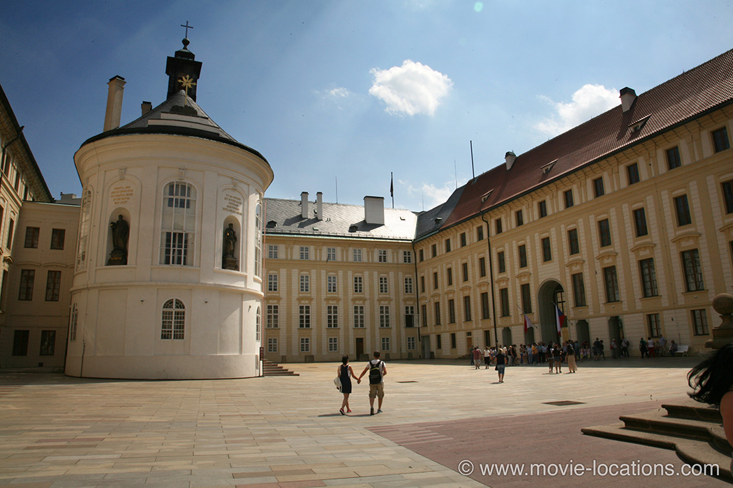 Mission: Impossible – Ghost Protocol filming location: Second Courtyard, Prague Castle, Prague
