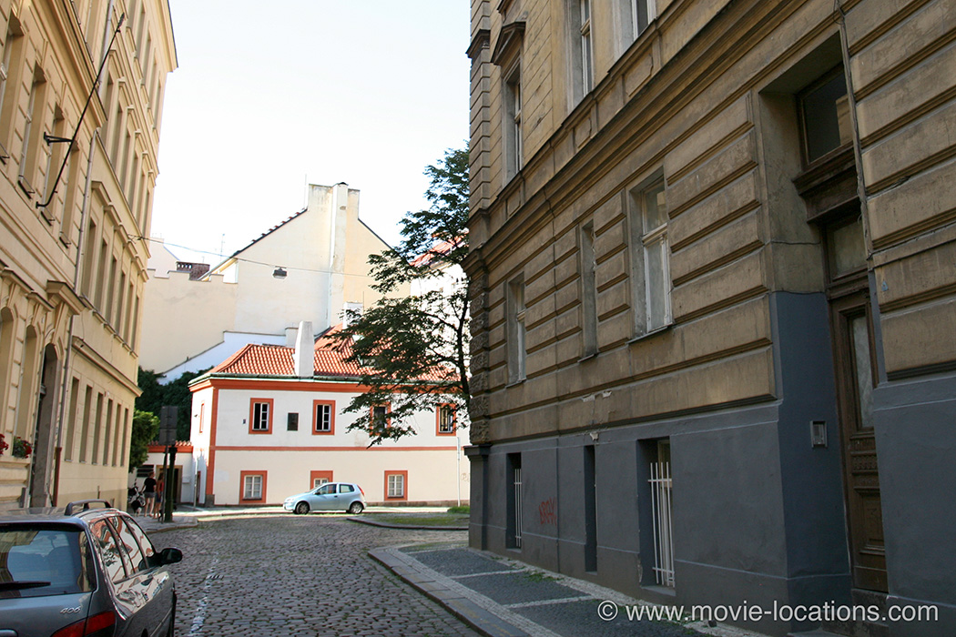 Mission: Impossible – Ghost Protocol filming location: Pštrossova Street, Prague