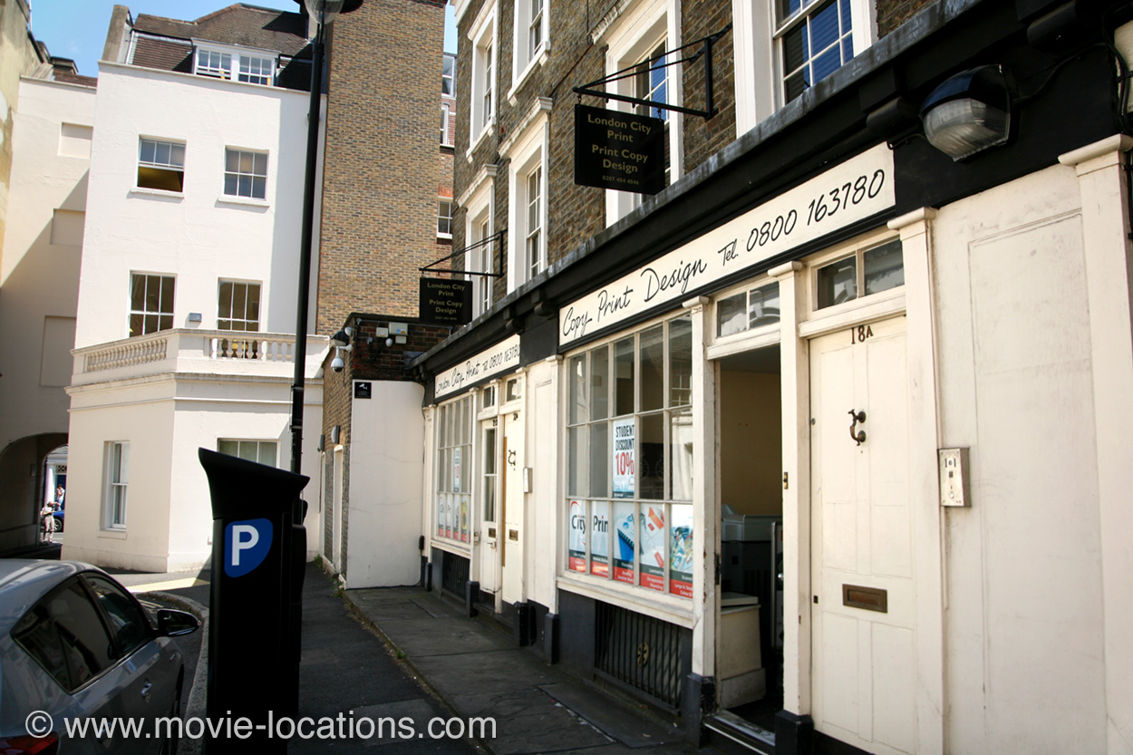 Mr Holmes filming location: Barter Street, London
