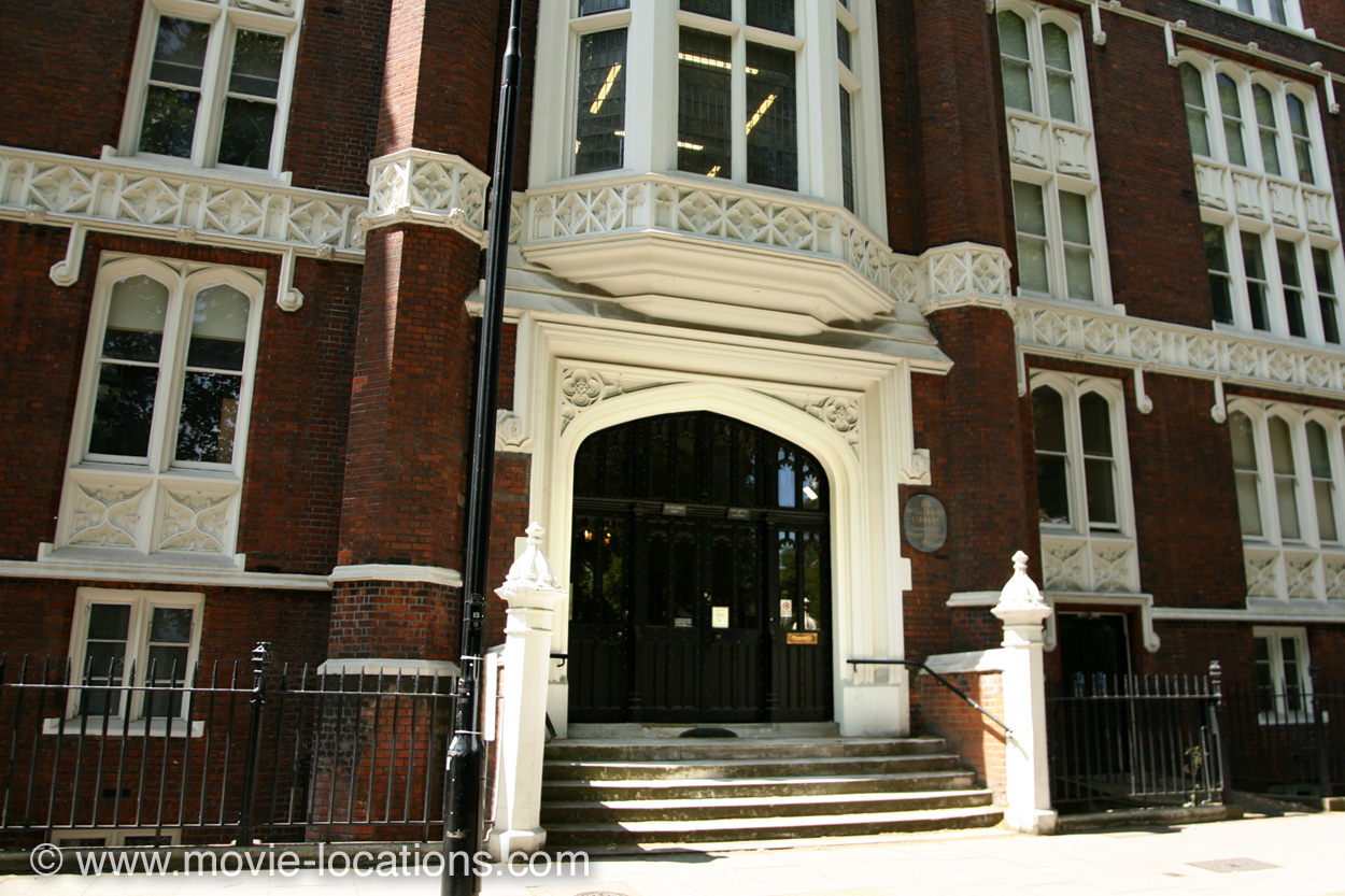 Mr Holmes filming location: Dr Williams Library, Gordon Square, London WC1