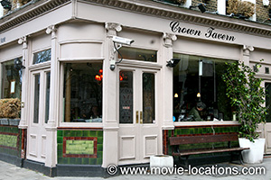 Notes On A Scandal filming location: Crown Tavern, Clerkenwell Close, Clerkenwell, London