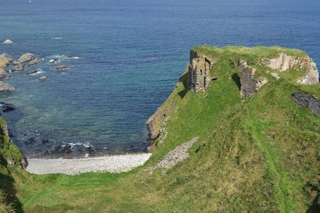 The Odyssey film location: Findlater Castle, Firth of Moray, Aberdeenshire, Scotland