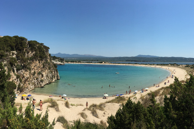 The Odyssey film location: Voidokilia Beach, Peloponnese, Greece