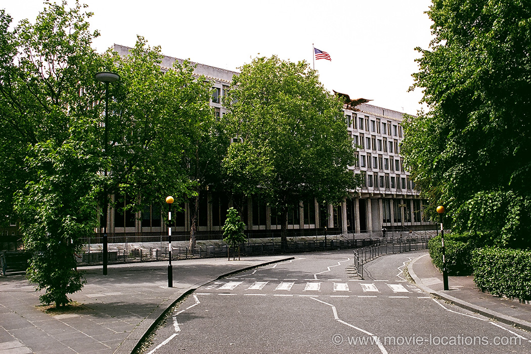 The Omen location: US Embassy, Grosvenor Square, Belgravia, London SW1