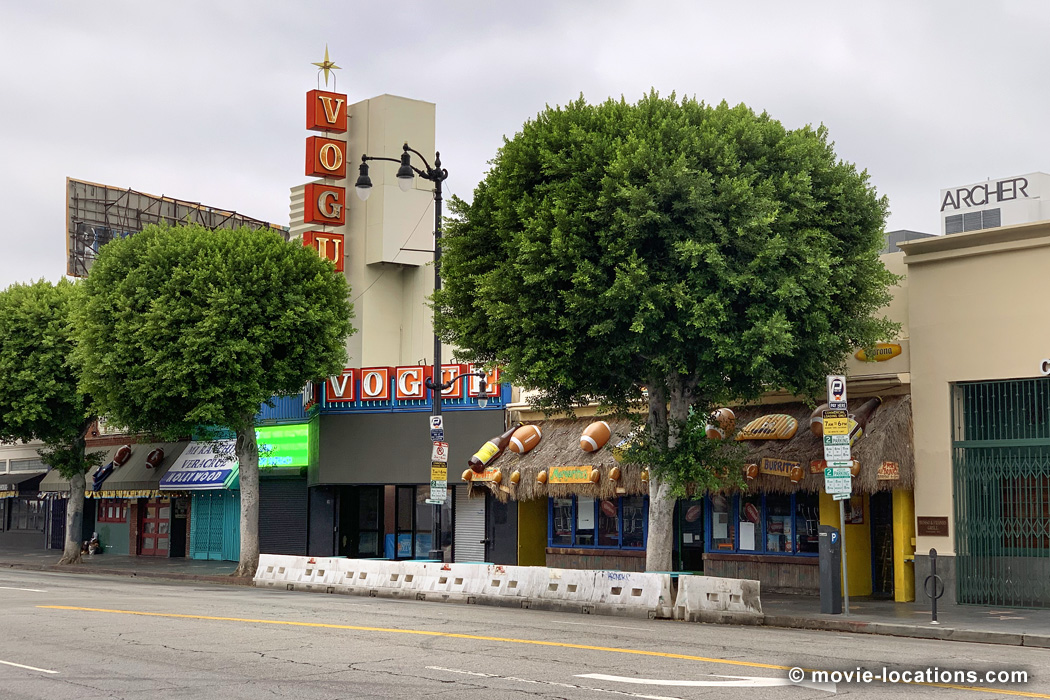 Once Upon A Time In Hollywood filming location: Vogue Theater, Hollywood Boulevard, Hollywood