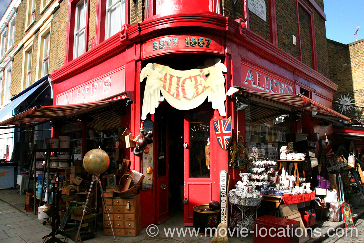 Paddington filming location: Alice's Antiques, Portobello Road, London W11