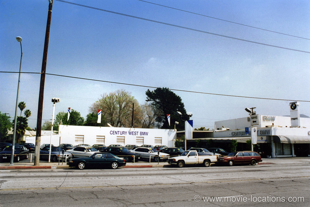 Psycho film location: Century West BMW, Lankershim Boulevard, Los Angeles