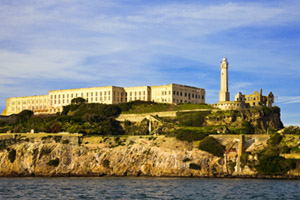 Murder In The First location: Alcatraz Island, San Francisco Bay, California