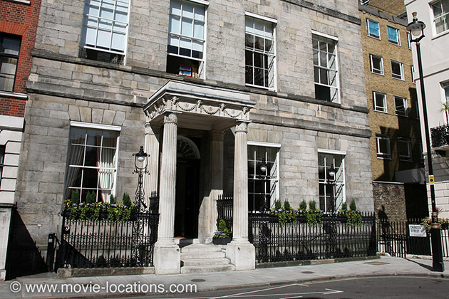 Sense And Sensibility location: Chandos House, Queen Anne Street, London W1