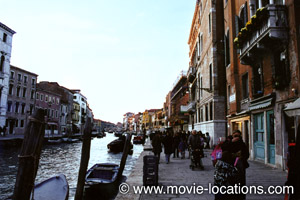 Senso film location: Fondamenta di Cannareggio, Venice