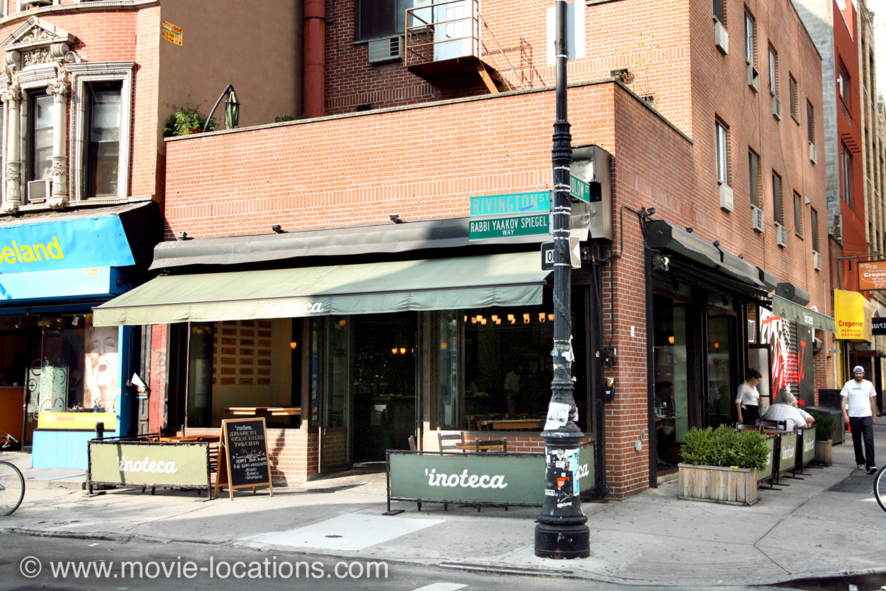 Shame filming location: inoteca, 98 Rivington Street, New York