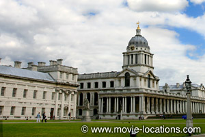 Sherlock Holmes A Game Of Shadows filming location: Royal Naval College, Greenwich, London SE10