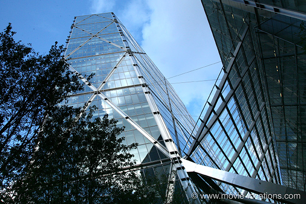 Skyfall film location: Broadgate Tower, Bishopsgate, London