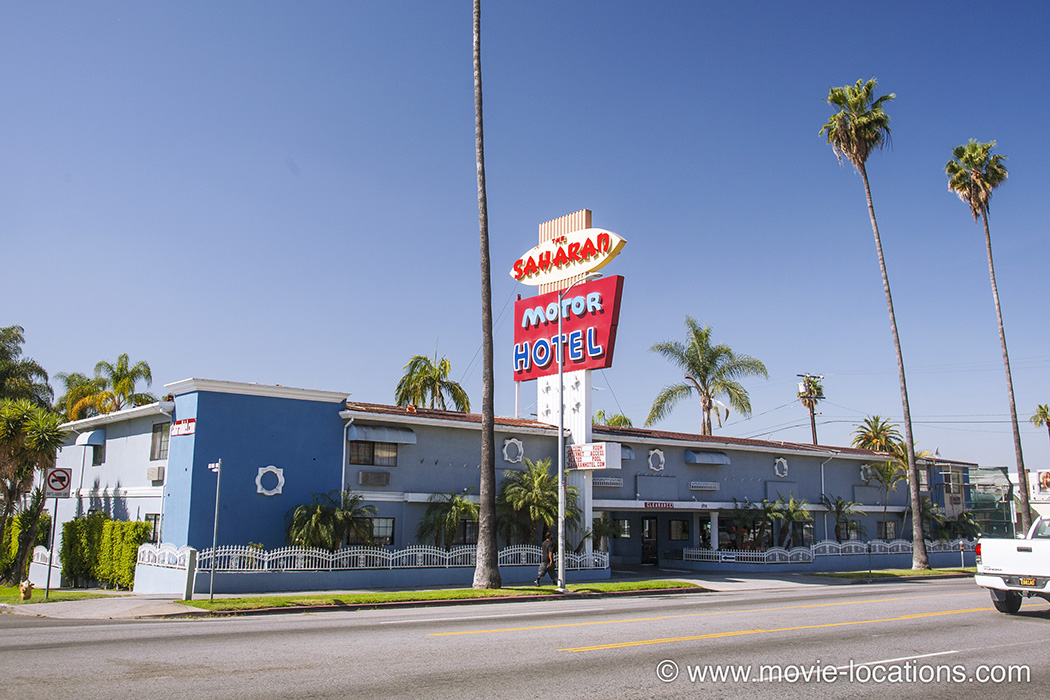 Species film location: Saharan Motor Hotel, Sunset Boulevard, Hollywood