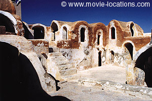 The Phantom Menace film location: the Hotel Ksar Hadada, Ksar Hadada near Ghomrassen, Tunisia