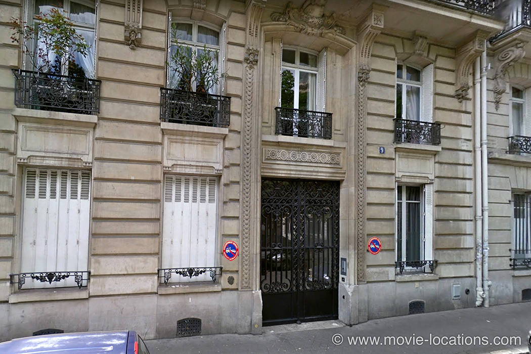 Taken filming location: Avenue d’Eylau, Paris
