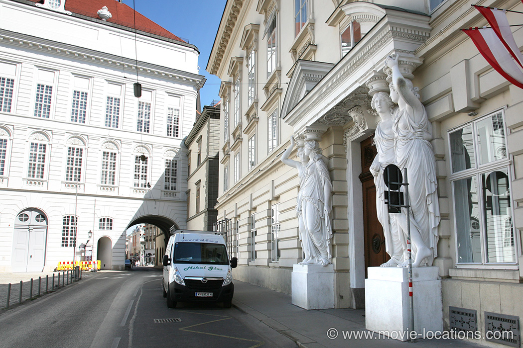 The Third Man filming location: Palais Pallavicini, Josefsplatz, Vienna, Austria