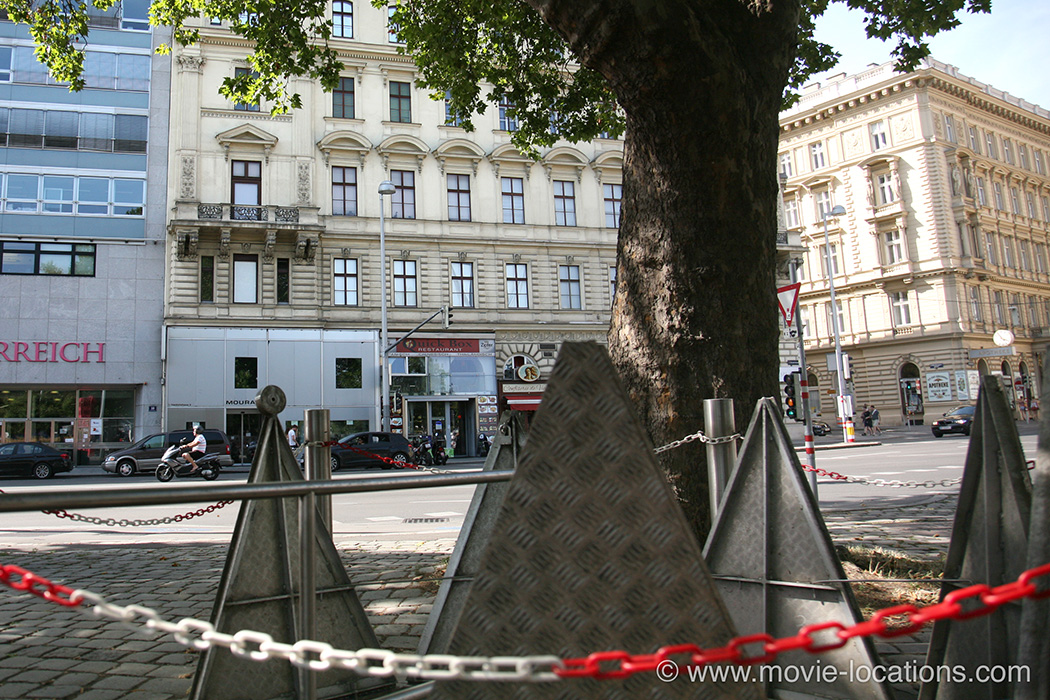 The Third Man filming location: Operngasse, Karlsplatz, Vienna, Austria