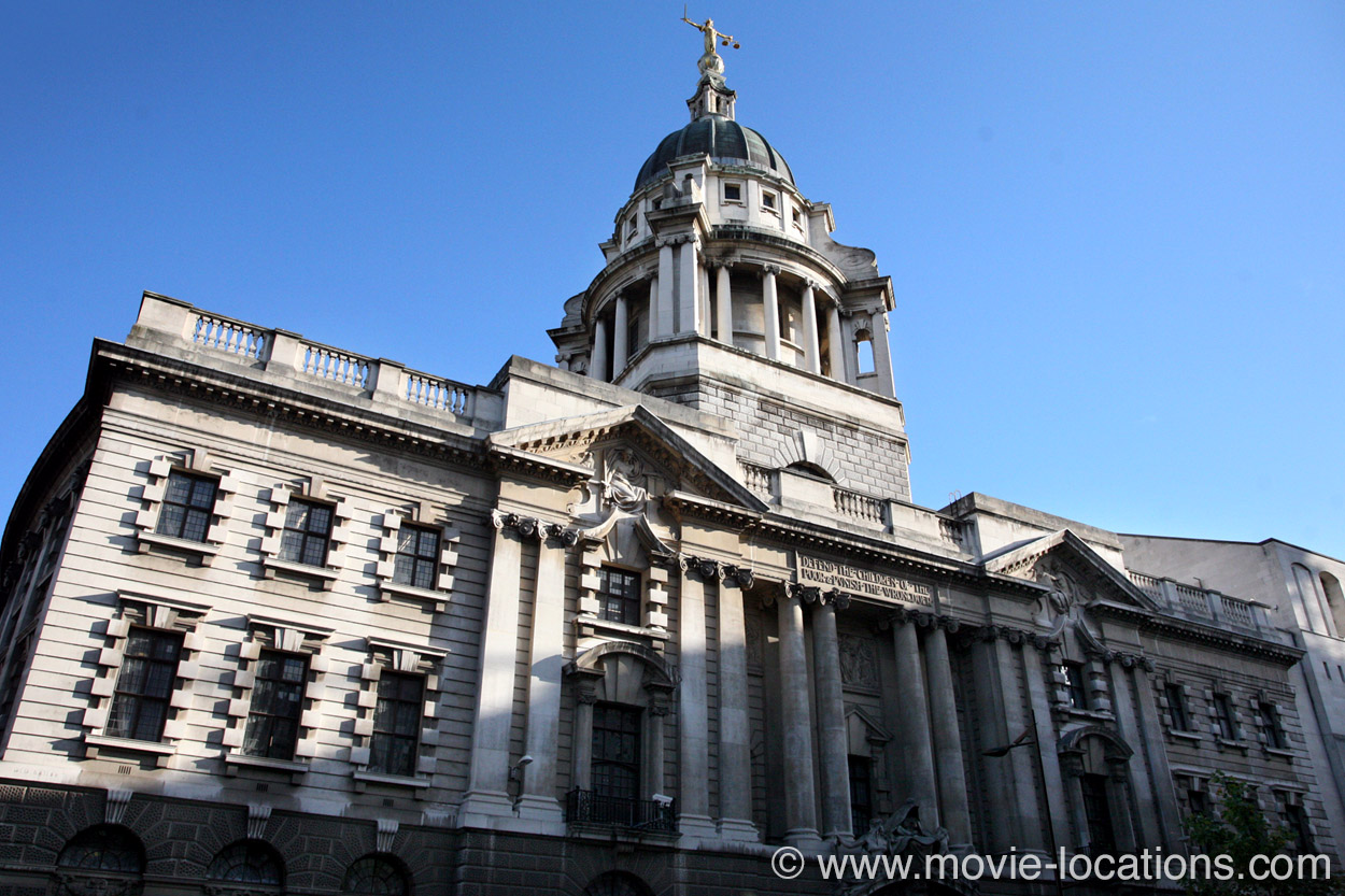 V For Vendetta filming location: The Old Bailey, London EC4
