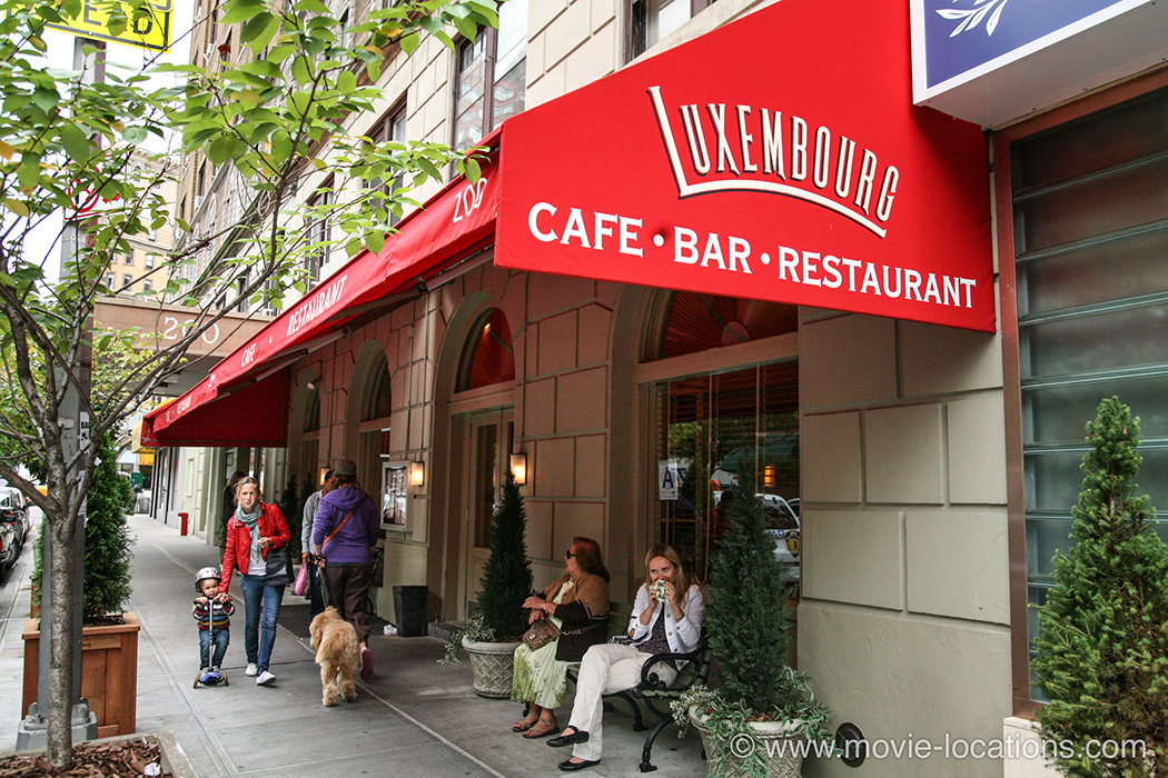 When Harry Met Sally location: Cafe Luxembourg, West 70th Street, West Side, New York