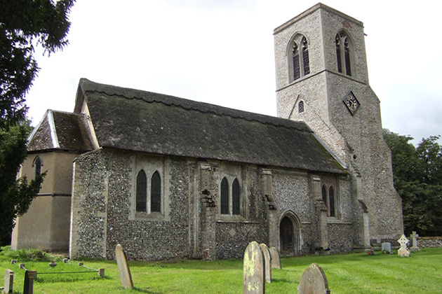 Witchfinder General film location: St John's Church, Rushford, Suffolk