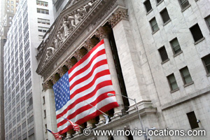 The Wolf Of Wall Street film location: New York Stock Exchange, Wall Street, New York