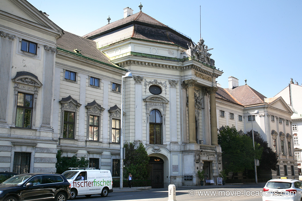 The Third Man filming location: Palais Auersperg, Auerspergstraße, Vienna, Austria